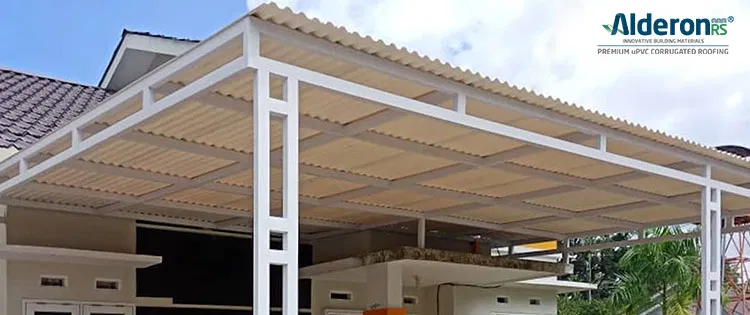 Atap Teras Rumah dengan Alderon RS